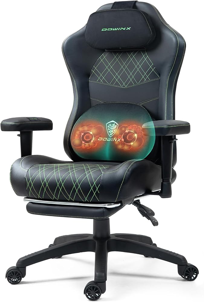 693996b0c2efef70680be4bc dowinx heated massage gaming chair for