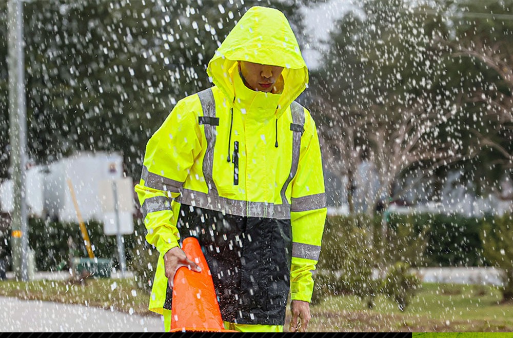 Enhanced Visibility Rain Jackets UK: Built for Real Work, Not Just Rain Category Banner Hivis Rainwear M
