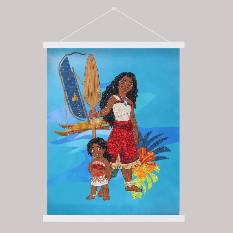 Moana Disney Crystal Art Scroll Kit 40x50 6 Moana Disney Crystal Art Scroll Kit 40x50 6
