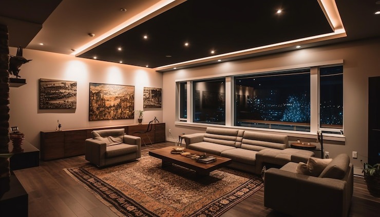 comfortable modern living room i
