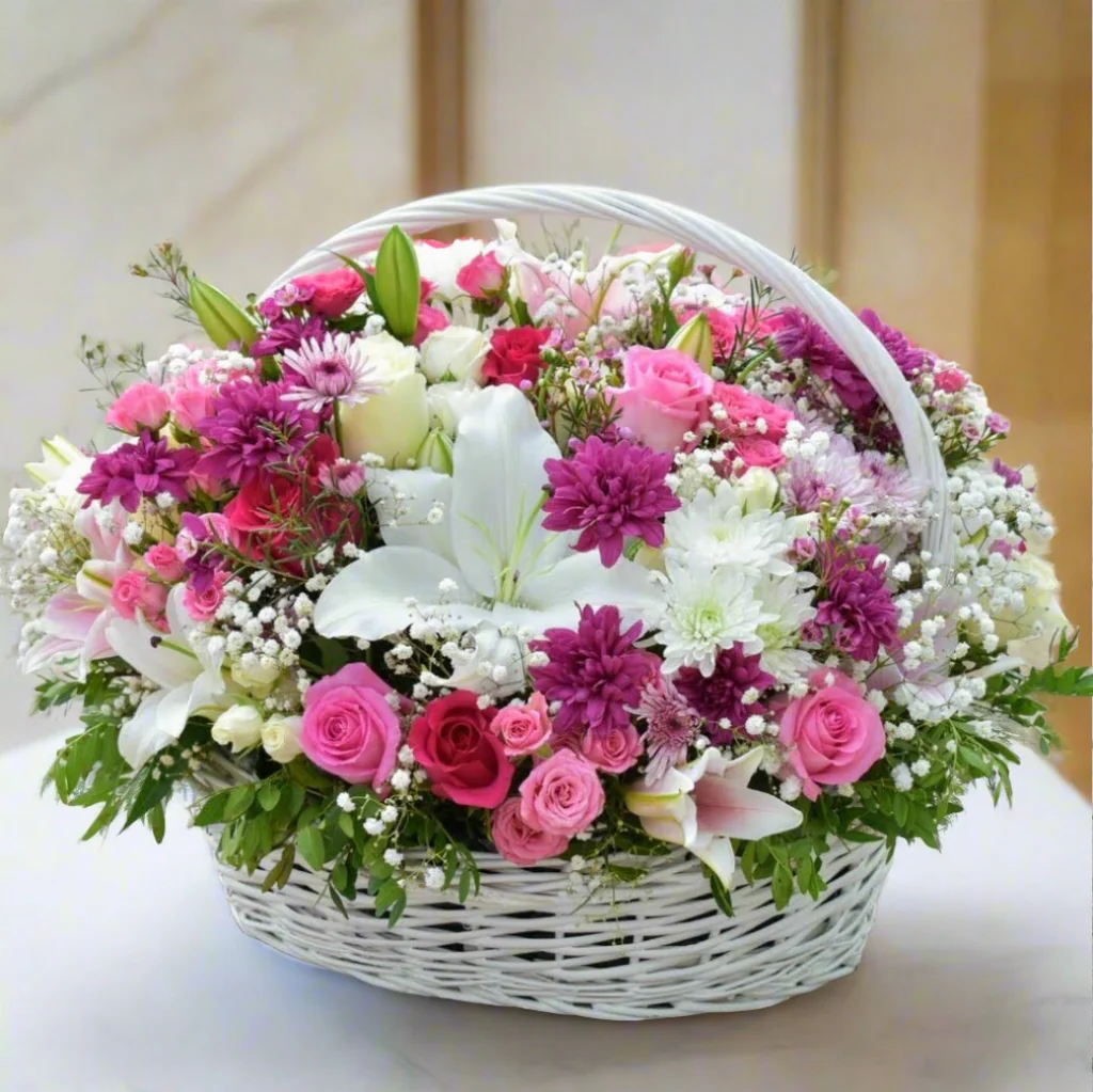 mixed flower basket 1 1024x