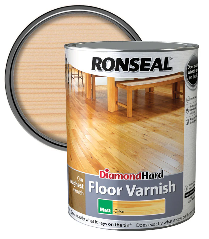 ronseal diamond hard floor varnish matt clear 5 litre f353a056 3995 4693 b0c9 159077fa9135